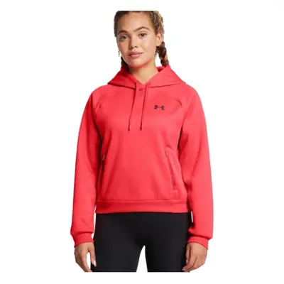 Dámská zateplená mikina s kapucí UNDER ARMOUR UA Armour Flc Pro Hdy-RED