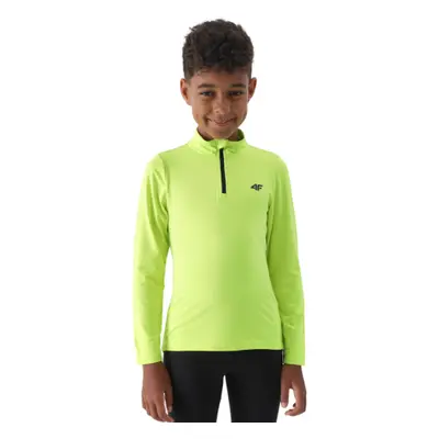 Chlapecké termoprádlo 4F JUNIOR BRUSHED UNDERWEAR-JWAW24UBRUM064-45S-CANARY GREEN