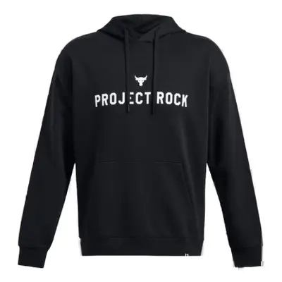 Pánská zateplená mikina s kapucí UNDER ARMOUR PROJECT ROCK PROJECT ROCK Icon Fleece Hdy-BLK