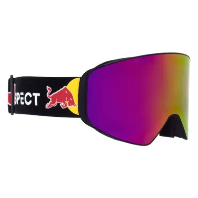 Lyžařské brýle RED BULL SPECT JAM-01, black, purple burgundy mirror, CAT2 + SPARE LENS