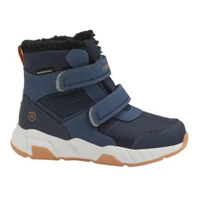 Dětské vysoké zimní boty COLOR KIDS Boots W. Velcro, WP-7150-Vintage Indigo