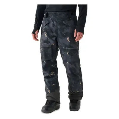 Pánské lyžařské kalhoty 4F TROUSERS FNK-WAW24TFTRM619-90A-MULTICOLOUR ALLOVER