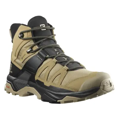 Pánská kotníková turistická obuv SALOMON X Ultra 4 Mid GTX kelp black safari