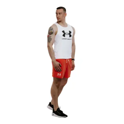 Pánské triko bez rukávů UNDER ARMOUR UA SPORTSTYLE LOGO TANK-WHT