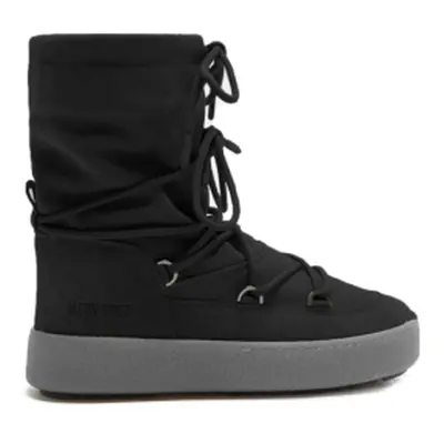 Dívčí kotníkové zimní boty MOON BOOT LTRACK SUEDE, 003 black