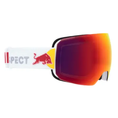 Lyžařské brýle RED BULL SPECT REIGN-04, white, brown with red mirror, CAT3, toric