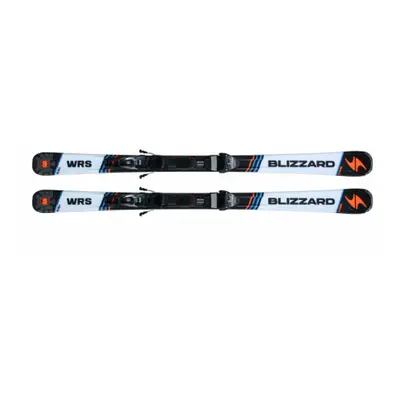 Lyže na sjezdovku - on piste BLIZZARD WRS IQ white blue black + IQ TP10 CM2 black anthracite