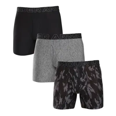 Pánské boxerky UNDER ARMOUR 6 PACK-Perf Tech Mesh Nov 6 inch-CASTLEROCK