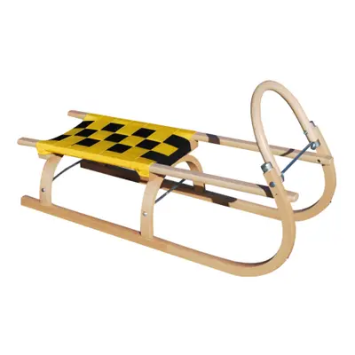 Sáňky SULOV Sledge - 67, yellow black: 110cm