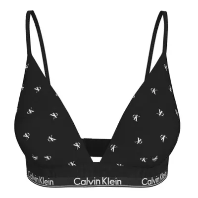 Dámská podprsenka CALVIN KLEIN 1 PACK-LL TRIANGLE-DIAMOND LOGO_BLACK