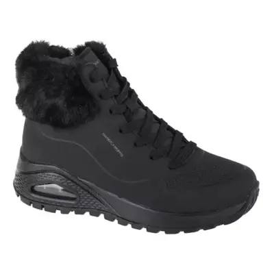 Dámské kotníkové zimní boty SKECHERS Uno Rugged Fall Air black