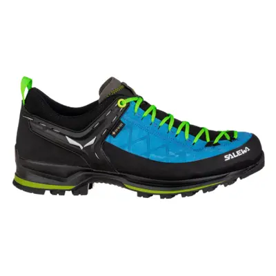 Pánská nízká turistická obuv SALEWA Mountain Trainer 2 GTX blue danube fluo green