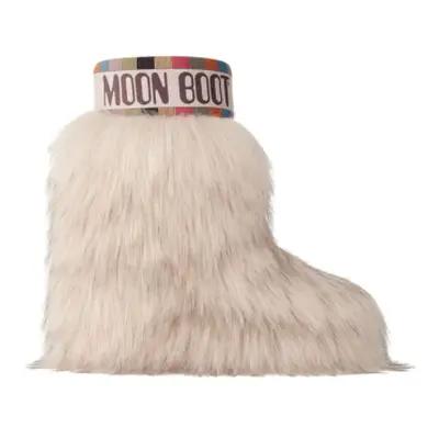 Kotníkové zimní boty MOON BOOT RESORT COL. MB ICON YETI MID-L001 BEIGE