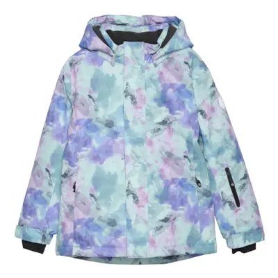 Dívčí lyžařská bunda COLOR KIDS Ski Jacket - AOP, violet tulle