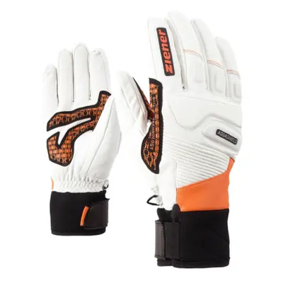 Dívčí lyžařské rukavice ZIENER GISOR AS(R) glove ski alpine, poison orange