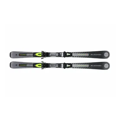 Lyže na zjazdovku - on piste BLIZZARD QUATTRO POWER black neon yellow flat + PR 10 + brak