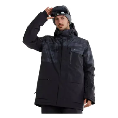 Pánská lyžařská bunda FUNDANGO Ryder Jacket-893-black camouflage