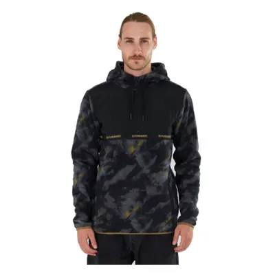 Pánská lyžařská mikina s 1 2 zipem FUNDANGO Exodus Hybrid Jacket-585-moor