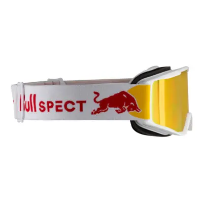 Lyžařské brýle RED BULL SPECT NEON 05RE2, white brown with red mirror