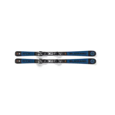 Lyže na zjazdovku - on piste BLIZZARD RTX Power black blue + TLT 10 DEMO, black anthracite