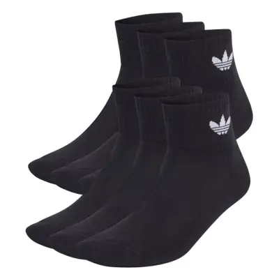 Ponožky ADIDAS 6 PACK-MID ANKLE SCK-BLACK