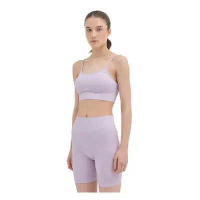 Dámská tréninková sportovní podprsenka 4F SPORT BRA-4FWSS24USBAF121-52S-LIGHT VIOLET