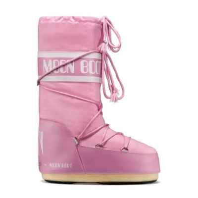 Dívčí vysoké zimní boty MOON BOOT Icon Nylon Jr pink