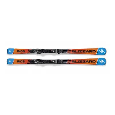 Lyže na sjezdovku - on piste BLIZZARD WCS IQ orange blue black + IQ TP10 CM2 black anthracite