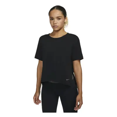 Dámské tréninkové triko s krátkým rukávem NIKE W NY DF S S TOP-Black