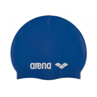 Juniorská plavecká čepice ARENA Clasic Silicone Jr. blue-white