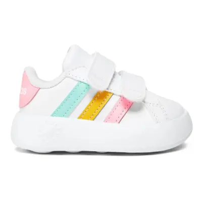 Dívčí rekreační obuv ADIDAS Grand Court 2.0 cloud white pulse mint beam pink