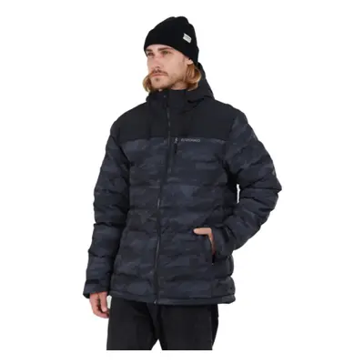 Pánská bunda FUNDANGO Passat Padded Jacket-893-black camouflage