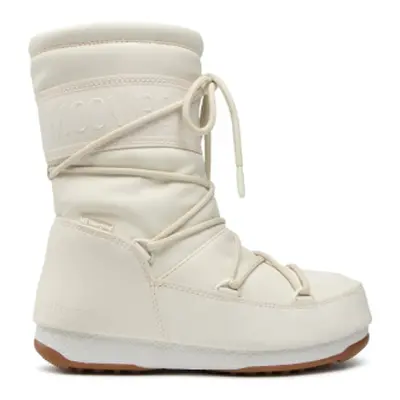 Dámské vysoké zimní boty MOON BOOT Mid Rubber cream