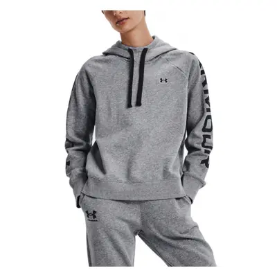 Dámská tréninková mikina s kapucí UNDER ARMOUR Rival Fleece CB Hoodie-GRY