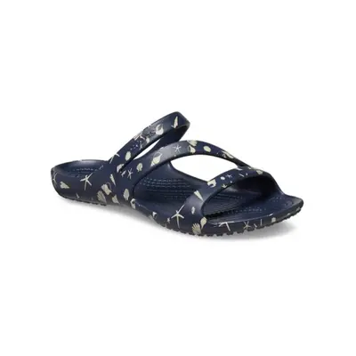 Dámské sandály CROCS Kadee II Shells Print Sandal W navy