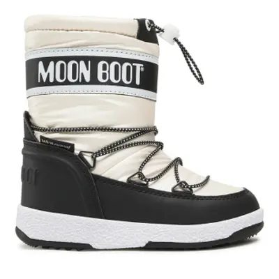 Chlapecké vysoké zimní boty MOON BOOT Boy Sport K black white