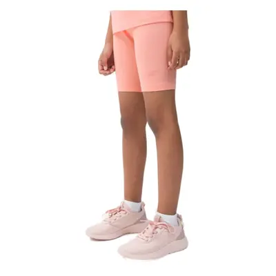 Dívčí teplákové kraťasy 4F JUNIOR TIGHTS CAS F037-65S-PALE CORAL