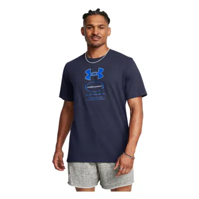 Pánské triko s krátkým rukávem UNDER ARMOUR UA M Branded GEL Stack SS-BLU