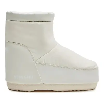 Kotníkové zimní boty MOON BOOT ICON LOW NOLACE RUBBER, 003 cream