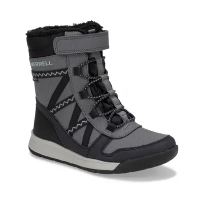 Dětské vysoké zimní boty MERRELL Snow Crush 2.0 WTPF black grey