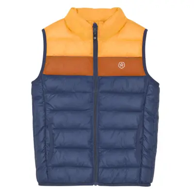 Juniorská vesta COLOR KIDS Waistcoat Quilted- Colorblock-741803.3520-Orange Pop