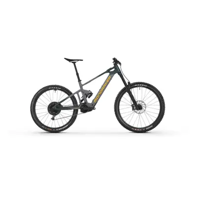 Horské elektrokolo MONDRAKER Dune Carbon R, nimbus grey obsidian grey dense yellow