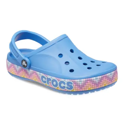 Kroksy (rekreační obuv) CROCS Bayaband Chevron Band Clog powder blue multi