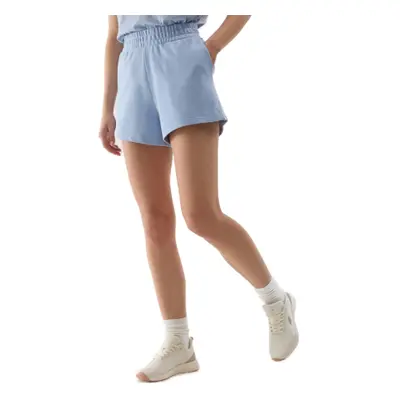 Dámske teplákové kraťasy 4F SHORTS CAS-4FWSS24TSHOF286-34S-LIGHT BLUE