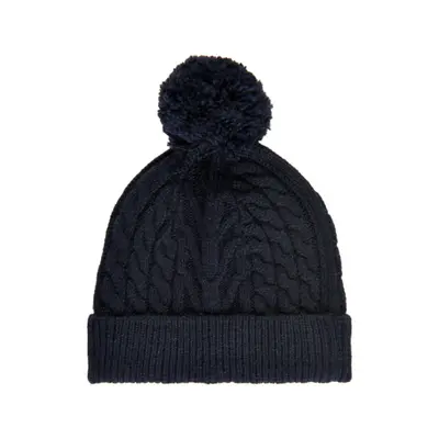 Zimní čepice COLOR KIDS Cable knit recycle Hat -Dress Blues