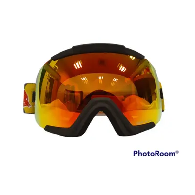 Lyžařské brýle RED BULL SPECT SHELTER-002, matt black red snow-orange with red Flash, SMU