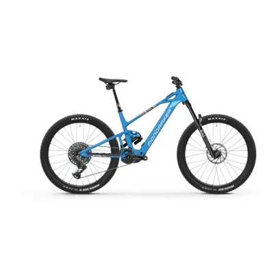 Horské elektrokolo MONDRAKER Sly R, marlin blue racing silver obsidian grey