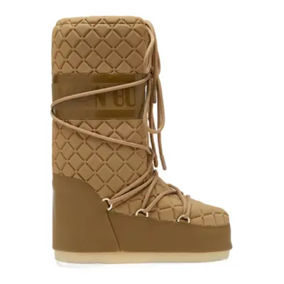 Dámské vysoké zimní boty MOON BOOT MB ICON QUILT -M013 CARAMEL