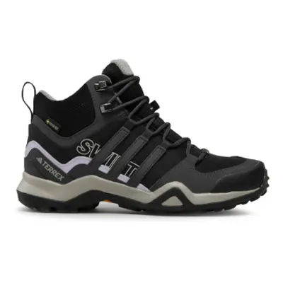 Dámská kotníková turistická obuv ADIDAS Terrex Swift R2 Mid GTX Ws core black solid grey purple 