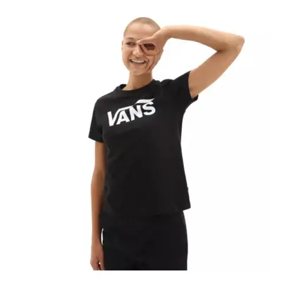 Dámské triko s krátkým rukávem VANS WM FLYING V CREW TEE Black